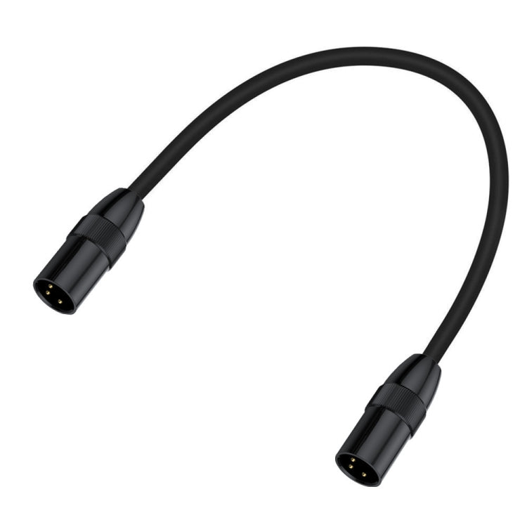 JUNSUNMAY XLR Male to Male Mic Cord 3 Pin Audio Cable Balanced Shielded Cable, Length:1m - Microphone Audio Cable & Connector by JUNSUNMAY | Online Shopping UK | buy2fix