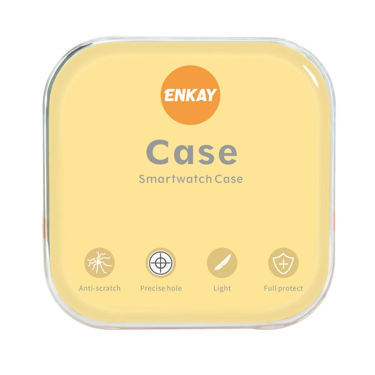 For Garmin Venu 3S ENKAY Hat-Prince Full Coverage Electroplated TPU Watch Case with Screen Protection(Gold) - Watch Cases by ENKAY | Online Shopping UK | buy2fix