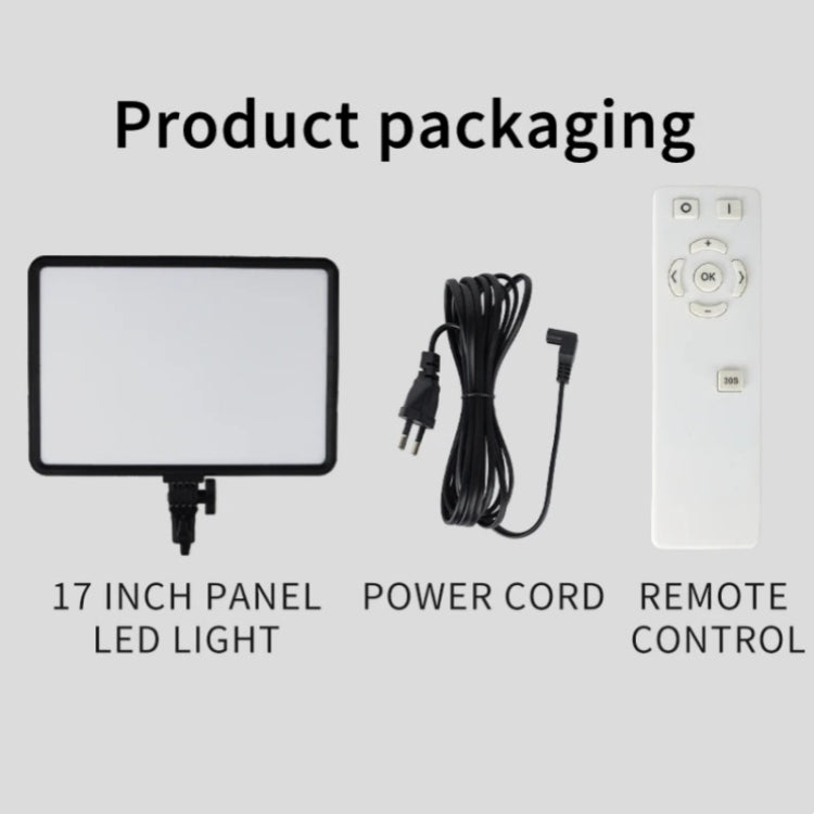 JMARY FM-17RS With Remote 17-inch Touch Control Dimmable LED Panel Light(US Plug) -  by Jmary | Online Shopping UK | buy2fix