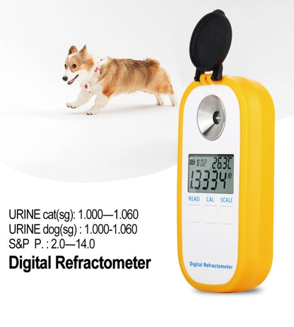 DR503 Animal Clinical Refractometer Veterinary Human Serum Protein Piss Urine Refractometer Pet Dog Cat Specific Gravity Tester - Consumer Electronics by buy2fix | Online Shopping UK | buy2fix