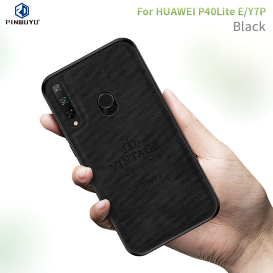 For Huawei Y7P/P40Lite E/Honor9C PINWUYO Zun Series PC + TPU + Skin Waterproof And Anti-fall All-inclusive Protective Shell(Black) - Huawei Cases by PINWUYO | Online Shopping UK | buy2fix