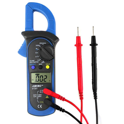 ANENG ST201 AC And DC Digital Clamp Multimeter Voltage And Current Measuring Instrument Tester( Blue) - Consumer Electronics by ANENG | Online Shopping UK | buy2fix