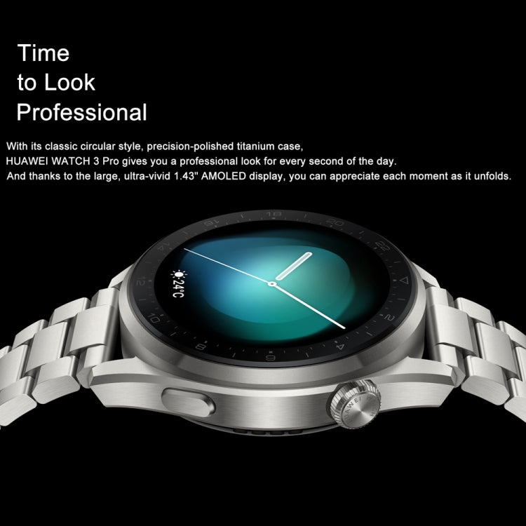 Original HUAWEI WATCH 3 Pro New Smart Sports Watch, Color:Enjoyable Gray - Wearable Devices by Huawei | Online Shopping UK | buy2fix