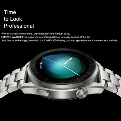 Original HUAWEI WATCH 3 Pro New Smart Sports Watch, Color:Enjoyable Gray - Wearable Devices by Huawei | Online Shopping UK | buy2fix