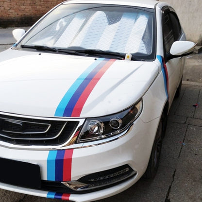 Flag Striped Car Hood Vinyl Sticker Body Decal(Tricolor) - Decorative Sticker by buy2fix | Online Shopping UK | buy2fix