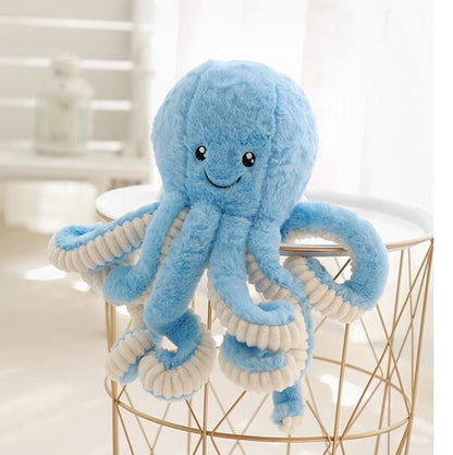 Creative Cute Octopus Plush Toys Children Gifts, Height:80cm(Blue) - Soft Toys by buy2fix | Online Shopping UK | buy2fix