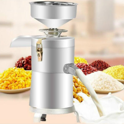 100/1100W Household Stainless Steel Refiner Large Capacity  Slurry Separation Fresh Grinding Soymilk Tofu Machine, CN Plug(Silver) - Home & Garden by buy2fix | Online Shopping UK | buy2fix