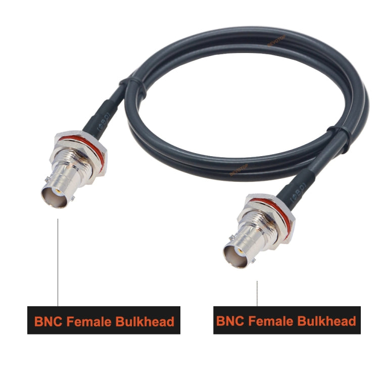 BNC Female To BNC Female RG58 Coaxial Adapter Cable, Cable Length:3m - Connectors by buy2fix | Online Shopping UK | buy2fix