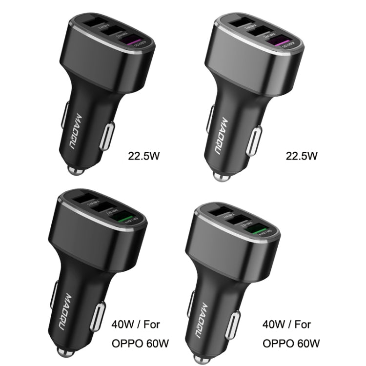 QIAKEY GT780 3 USB Ports Fast Charge Car Charger(Black) - Car Charger by QIAKEY | Online Shopping UK | buy2fix