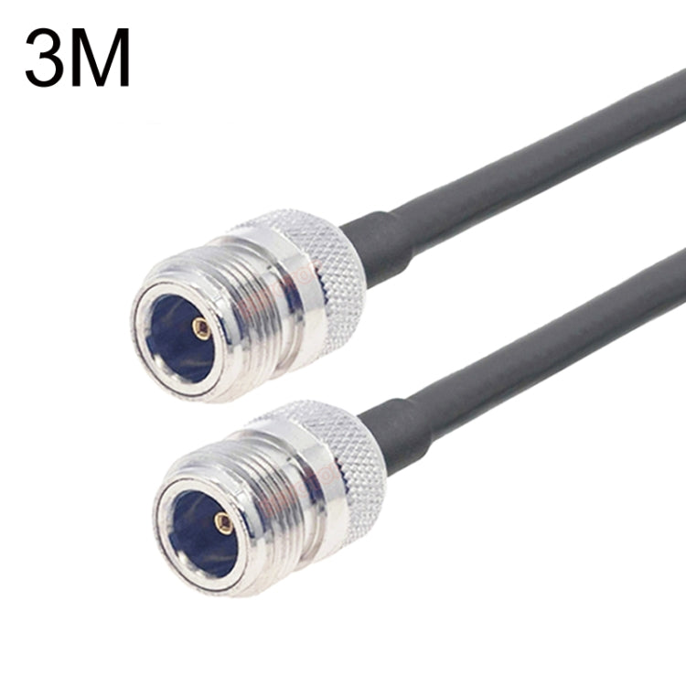 N Female To N Female RG58 Coaxial Adapter Cable, Cable Length:3m - Connectors by buy2fix | Online Shopping UK | buy2fix