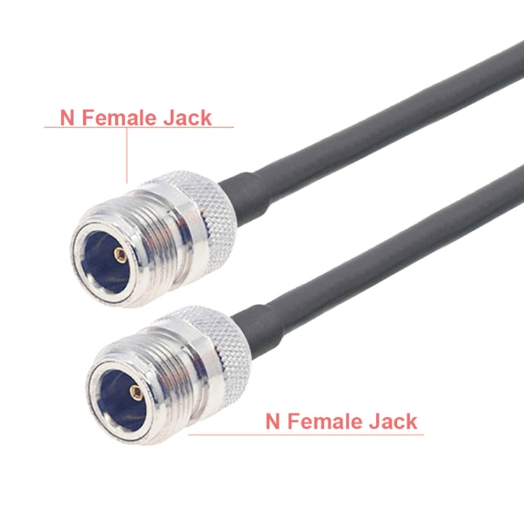 N Female To N Female RG58 Coaxial Adapter Cable, Cable Length:3m - Connectors by buy2fix | Online Shopping UK | buy2fix