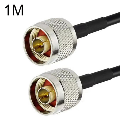 N Male To N Male RG58 Coaxial Adapter Cable, Cable Length:1m - Connectors by buy2fix | Online Shopping UK | buy2fix