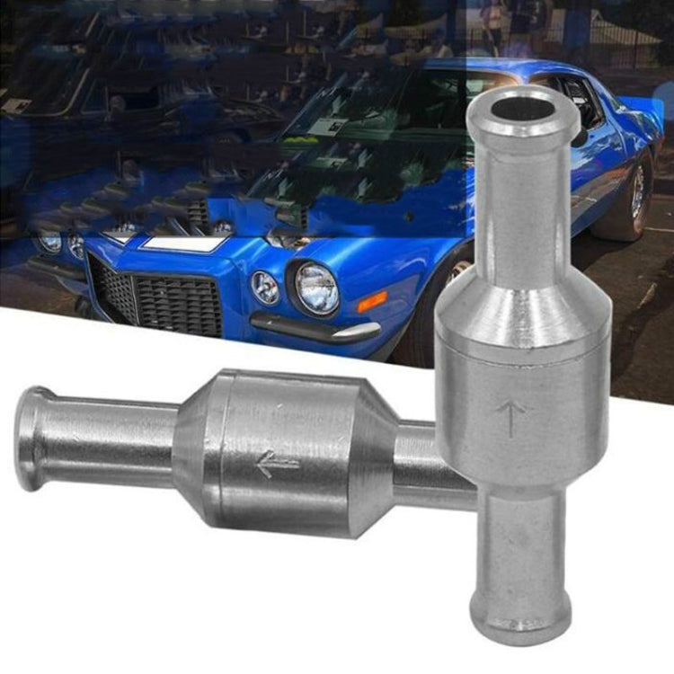 Car Aluminum Alloy Gasoline Fuel Check Valve, Size:M12(Silver) - In Car by buy2fix | Online Shopping UK | buy2fix