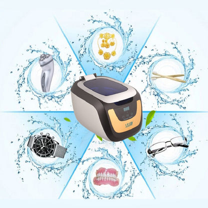 Jie Kang CE-5700A Ultrasonic Cleaner Household Jewelry Denture Glasses Cleaner(EU Plug) - Home & Garden by Jie Kang | Online Shopping UK | buy2fix