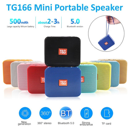 T&G TG166 Color Portable Wireless Bluetooth Small Speaker(Green) - Mini Speaker by T&G | Online Shopping UK | buy2fix