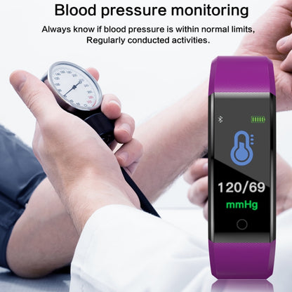 ID115 Plus Smart Bracelet Fitness Heart Rate Monitor Blood Pressure Pedometer Health Running Sports SmartWatch for IOS Android(black) - Smart Wear by buy2fix | Online Shopping UK | buy2fix