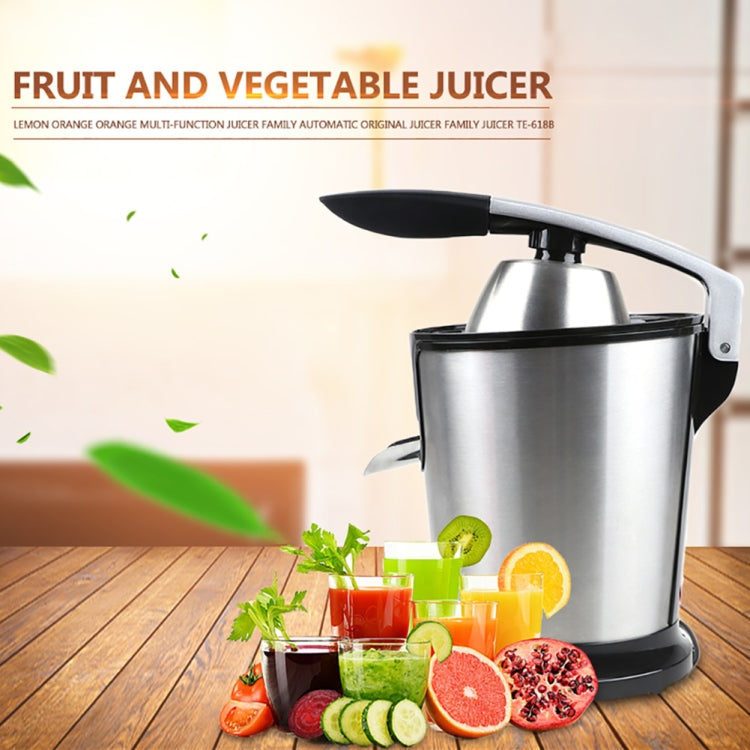 Stainless Steel Multifunctional Hand Press Juicer Orange Juice Machine Electric Juicer, EU Plug - Home & Garden by buy2fix | Online Shopping UK | buy2fix