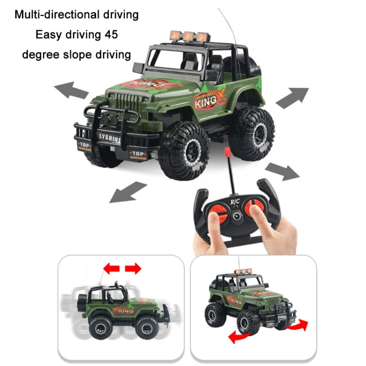 USB Charging Electric Children Remote Control Car Toys(Green Buggy) - RC Cars by buy2fix | Online Shopping UK | buy2fix