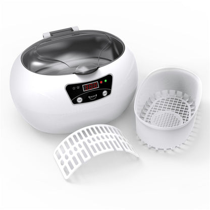 35W 600ml Mini Ultrasonic Cleaner Glasses Jewelry Household Ultrasonic Cleaner, Plug Type:220V UK Plug - Home & Garden by buy2fix | Online Shopping UK | buy2fix