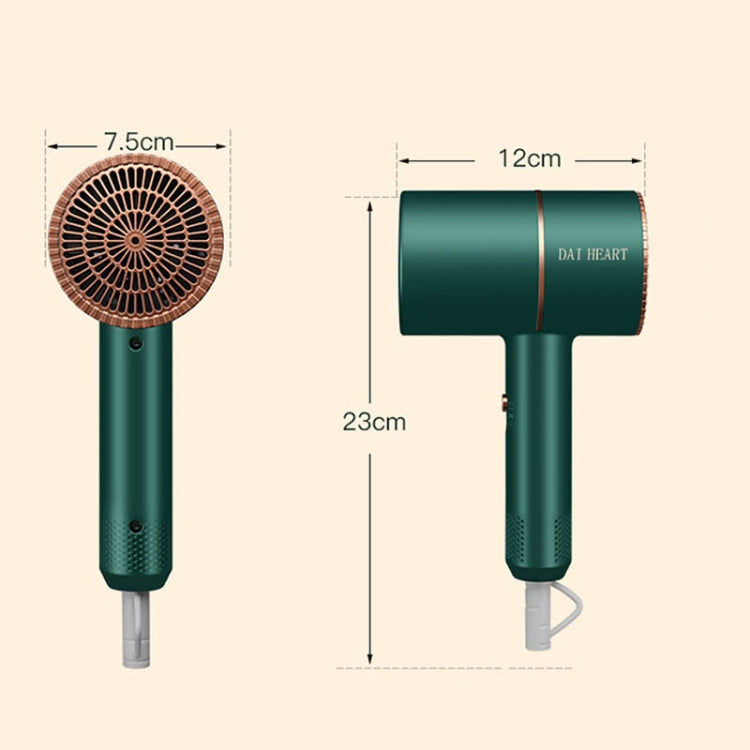 DAI HEART BG-F01 Home Dormitory Silent Negative Ion Hair Dryer, CN Plug( China Red) - Hair Dryers & Accessories by DAI HEART | Online Shopping UK | buy2fix