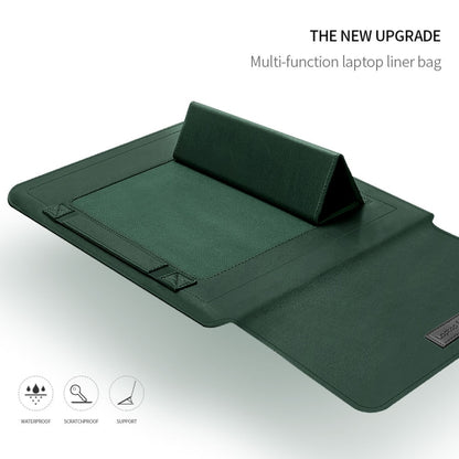 A2 4 in 1 Computer Bracket Liner Bag Storage Bag, Size:13/14 inch(Green) - 14.1 inch by buy2fix | Online Shopping UK | buy2fix