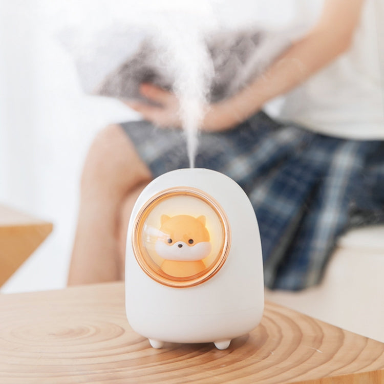 M08 USB Charging Type Cartoon Space Capsule Car Portable Cute Pet Desktop Humidifier(White) - Home & Garden by buy2fix | Online Shopping UK | buy2fix