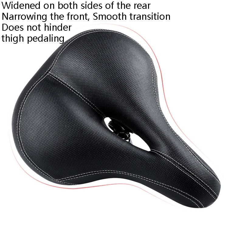 Bicycle Seat With Taillights With Light Mountain Bike Bicycle Saddle Seat Cushion(Black) - Outdoor & Sports by buy2fix | Online Shopping UK | buy2fix