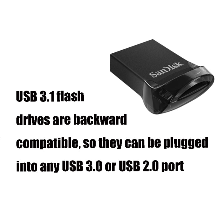 SanDisk CZ430 USB 3.1 Mini Computer Car U Disk, Capacity: 64GB - USB Flash Drives by SanDisk | Online Shopping UK | buy2fix