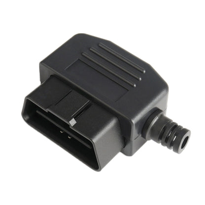 5 PCS 16PIN Car Male Connector OBD2 Connector Plug + Shell + Line Card + Screw OBD Plug J1962M - In Car by buy2fix | Online Shopping UK | buy2fix