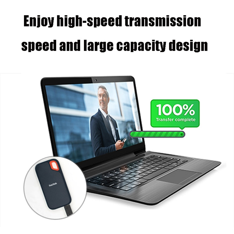 SanDisk E60 High Speed USB 3.1 Computer Mobile SSD Solid State Drive, Capacity: 2TB - Computer & Networking by buy2fix | Online Shopping UK | buy2fix