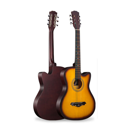 Folk Acoustic Guitar Beginner Training And Teaching Stringed Instruments, Colour: 41 Inch (Sunset Yellow) - Stringed Instruments by buy2fix | Online Shopping UK | buy2fix