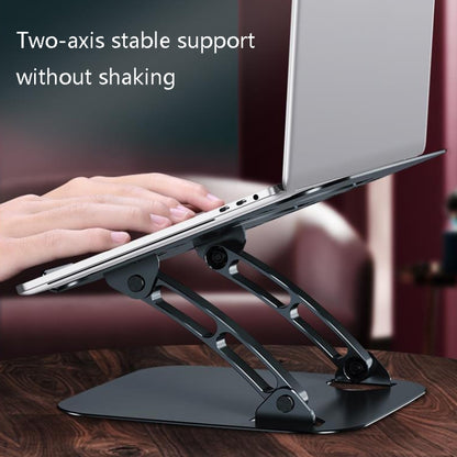 N8 Laptop Holder Aluminum Alloy Laptop Holder(Black) - Computer & Networking by buy2fix | Online Shopping UK | buy2fix