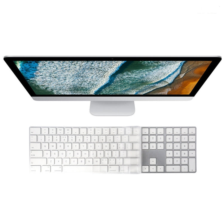 T17606 Computer Keyboard Film Transparent TPU Nano Long Keyboard Protective Film For iMac 2017 Magic Keyboard(with Number Model) - Computer & Networking by buy2fix | Online Shopping UK | buy2fix