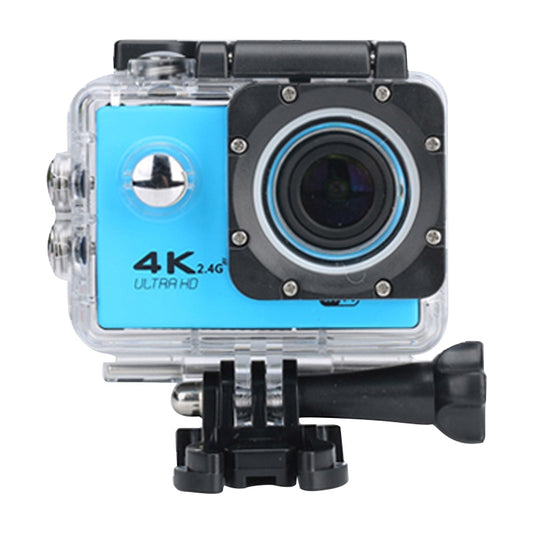 WIFI Waterproof Action Camera Cycling 4K camera Ultra Diving  60PFS kamera Helmet bicycle Cam underwater Sports 1080P Camera(Blue) - Consumer Electronics by buy2fix | Online Shopping UK | buy2fix