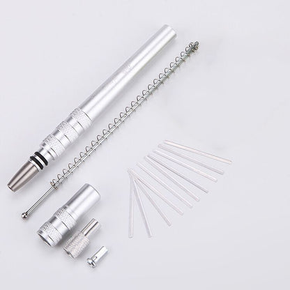 MM VWAN Magic Hairdressing Eyebrow Trimming Engraving Pen Scoring Stainless Steel Razor(Silver) - Hair Trimmer by MM VWAN | Online Shopping UK | buy2fix