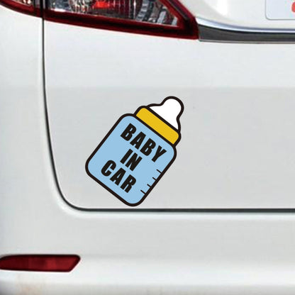 10 PCS There Is A Baby In The Car Stickers Warning Stickers Style: CT203 Baby K Boy Magnetic Stickers - Warning Sticker by buy2fix | Online Shopping UK | buy2fix