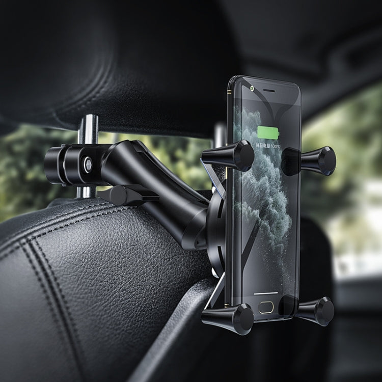 Car Headrest Bracket Motorcycle Rearview Mobile Phone Bracket Style: 4 Claw Large Back Clip - Car Holders by buy2fix | Online Shopping UK | buy2fix