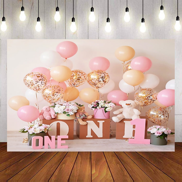 2.1m x 1.5m One Year Old Birthday Photography Background Cloth Birthday Party Decoration Photo Background(580) - Camera Accessories by buy2fix | Online Shopping UK | buy2fix