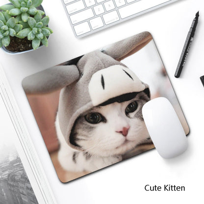 6 PCS Non-Slip Mouse Pad Thick Rubber Mouse Pad, Size: 21 X 26cm(Cute Kitten) - Mouse Pads by buy2fix | Online Shopping UK | buy2fix