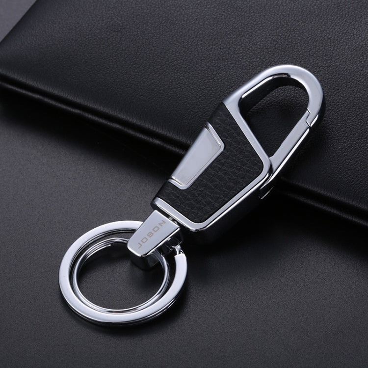 JOBON ZB-6611 Car Keychain Men Waist Hanging Keychain Simple Key Rings(Silver) - Key Rings by JOBON | Online Shopping UK | buy2fix