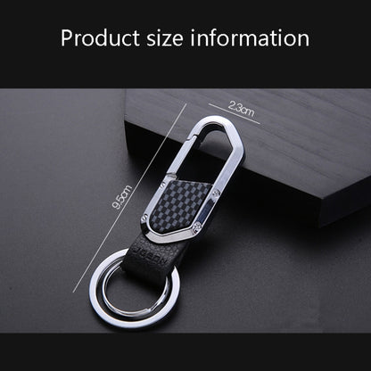 JOBON ZB-106A Business Men Metal Keychain Double Loop Car Pendant Keychain(Golden) - Key Rings by JOBON | Online Shopping UK | buy2fix