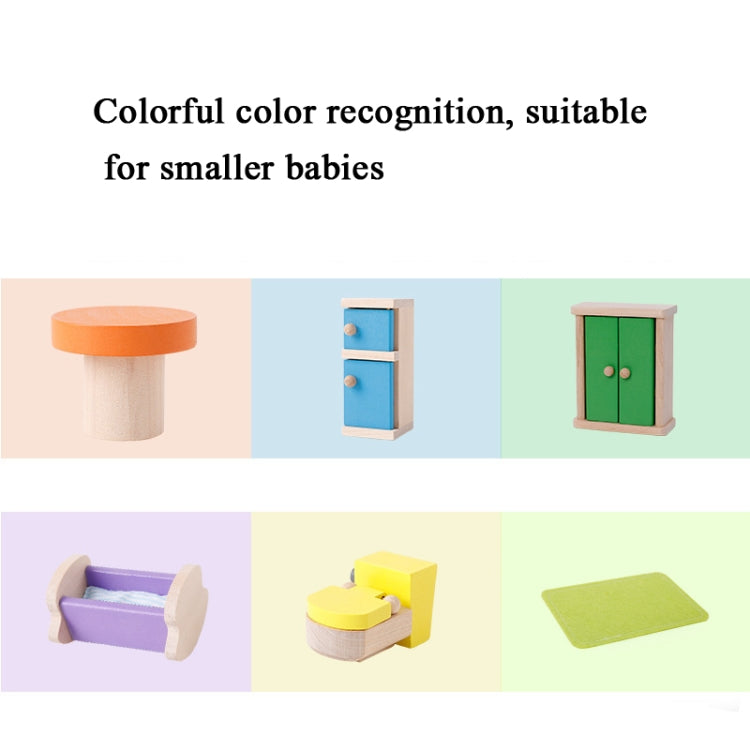 Onshine Pretend Play Scene DIY Role Playing Wooden Furniture Accessories, Style: Children Room - Pretend Play Toys by buy2fix | Online Shopping UK | buy2fix