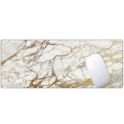 300x800x2mm Marbling Wear-Resistant Rubber Mouse Pad(Yellow Marble) - Mouse Pads by buy2fix | Online Shopping UK | buy2fix