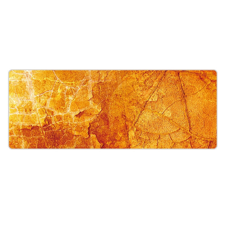 300x800x3mm Marbling Wear-Resistant Rubber Mouse Pad(Yellow Marble) - Mouse Pads by buy2fix | Online Shopping UK | buy2fix