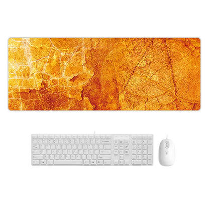 400x900x2mm Marbling Wear-Resistant Rubber Mouse Pad(Yellow Marble) - Mouse Pads by buy2fix | Online Shopping UK | buy2fix