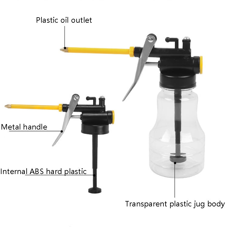 4 PCS CY-0085 Home Long Mouth Injection Device Machine Oil Pot Manual Lubrication Gear Oil Filler, Style: Transparent 250ml - In Car by buy2fix | Online Shopping UK | buy2fix