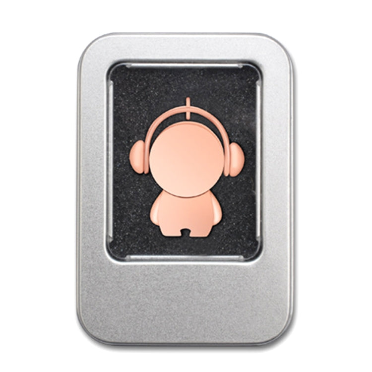 Y01 Metal Musician Car Cartoon Style U Disk, Capacity: 16GB(Rose Gold) - USB Flash Drives by buy2fix | Online Shopping UK | buy2fix