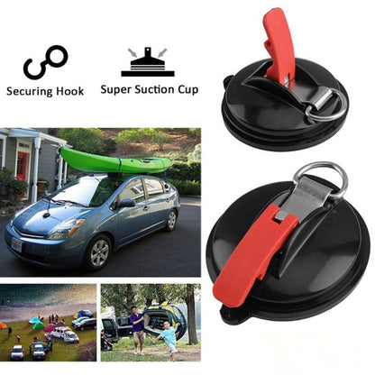 2 PCS Multi-Function Car Straps Power Suction Cup(Red) - Roof Racks by buy2fix | Online Shopping UK | buy2fix