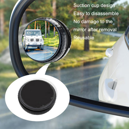 Repeated Disassembly Absorbing Car Back Vision Reversing Small Round Mirrors, Color: Black - In Car by buy2fix | Online Shopping UK | buy2fix