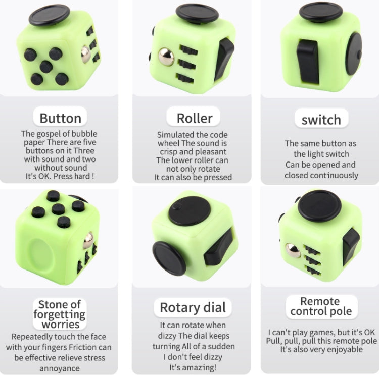 3 PCS Cube Decompression Toys For Adults & Children Unlimited Dice Vent Toys, Colour: Pink - Fidget Cube by buy2fix | Online Shopping UK | buy2fix